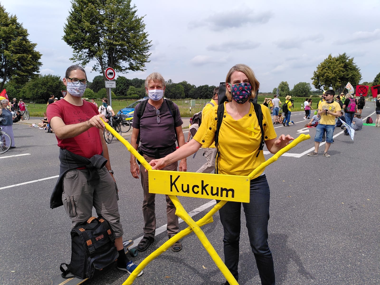 Protest gegen Abriss der L277